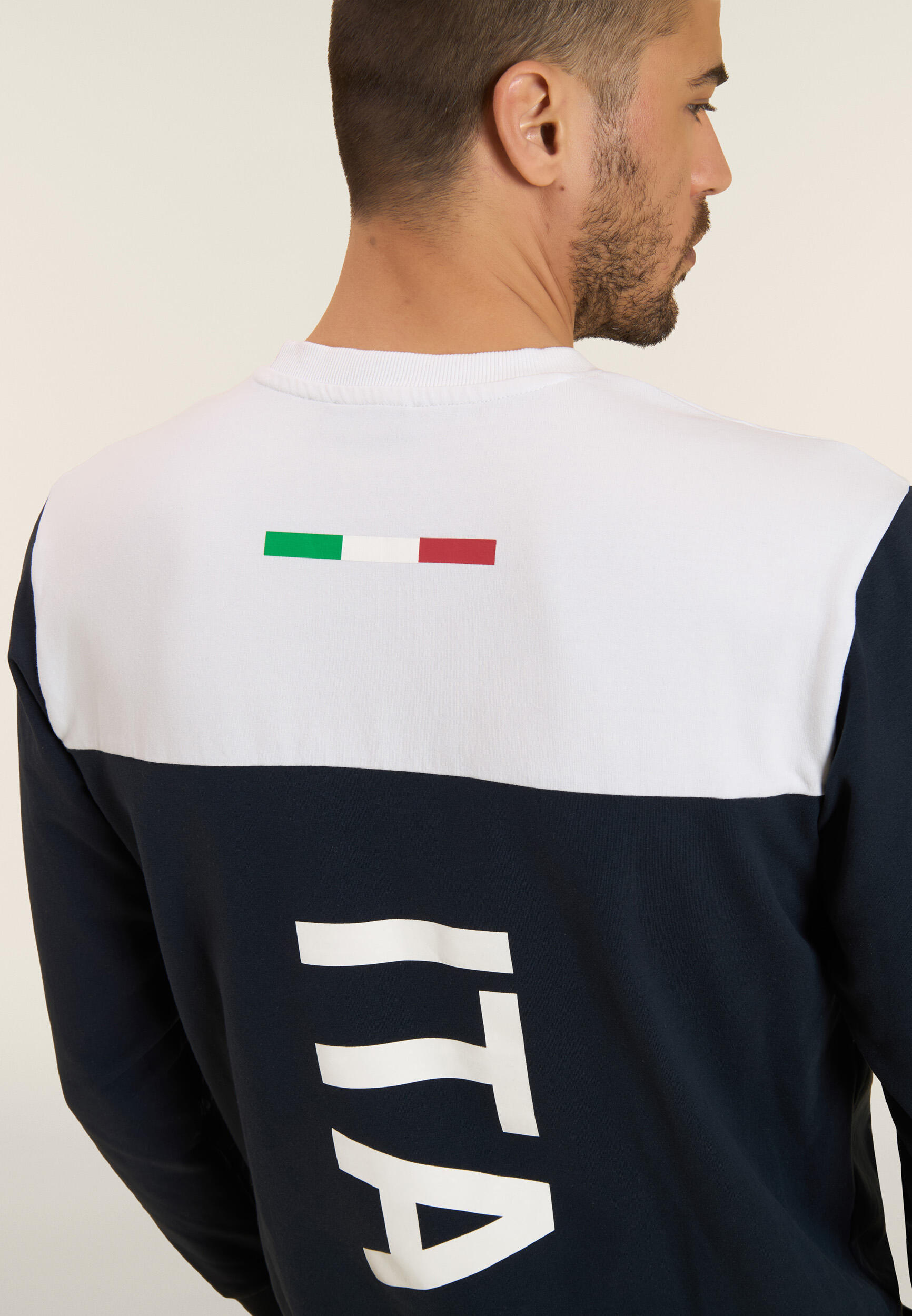 Tuta Uomo Italia FGI Girocollo in Felpa Brushed 5/5