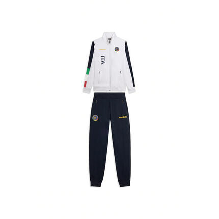 Survêtement de sport pour garçons en molleton de coton avec fermeture éclair int