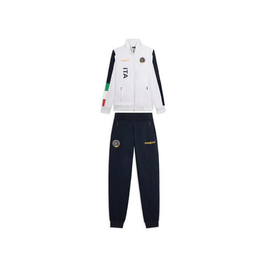 Survêtement de sport pour garçons en molleton de coton avec fermeture éclair int