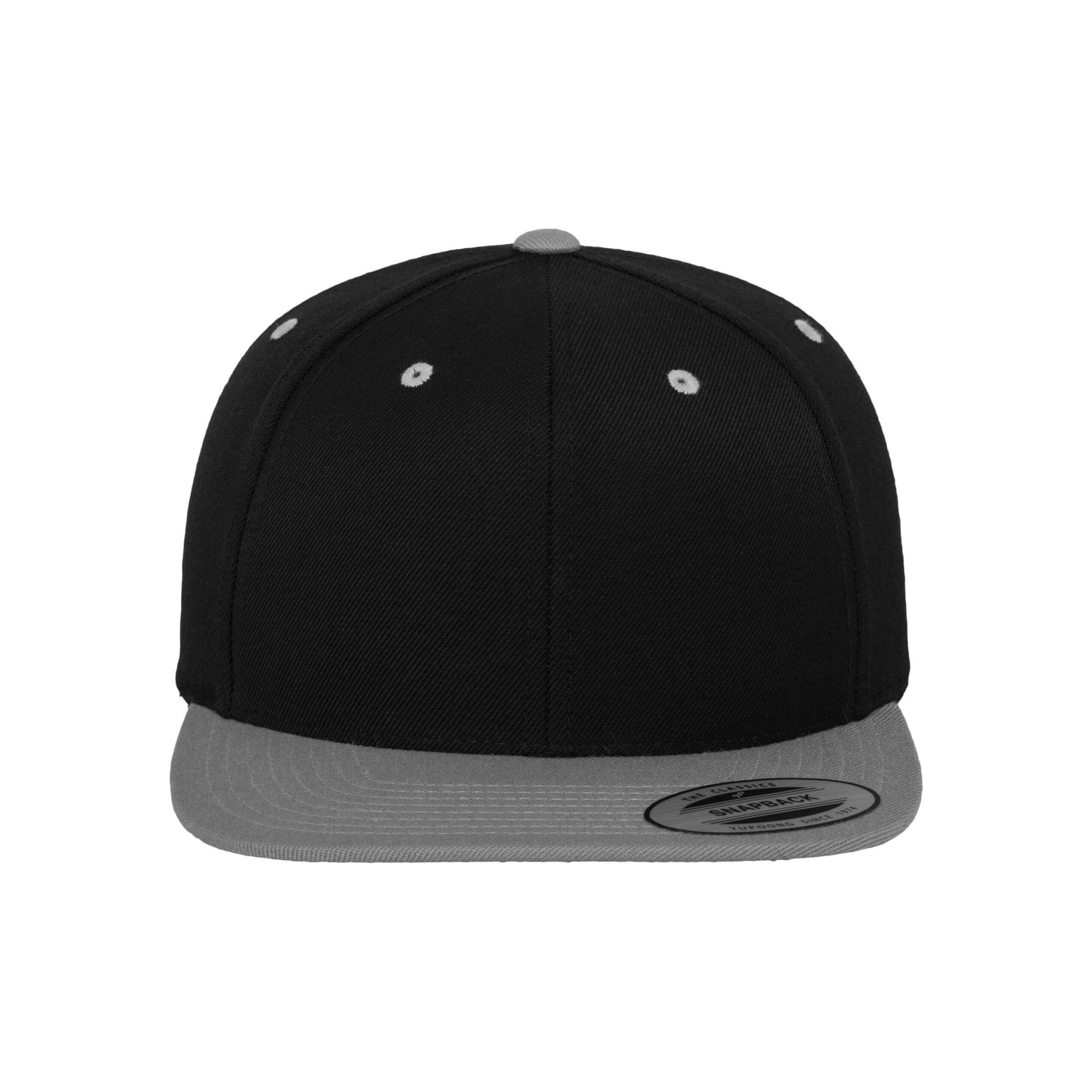 "Classic" Kappe Damen und Herren Schwarz/Silber 2/4