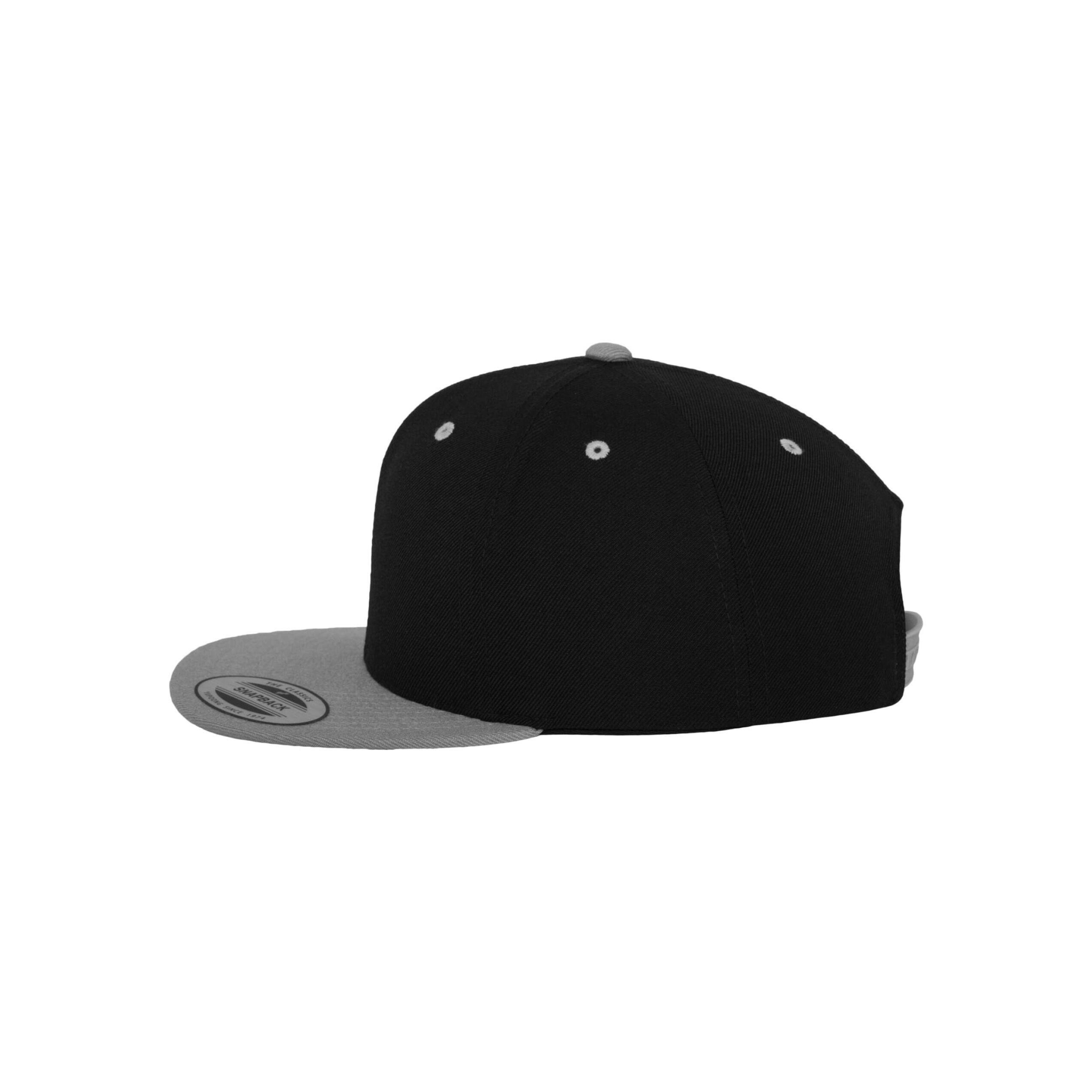 "Classic" Kappe Damen und Herren Schwarz/Silber 4/4