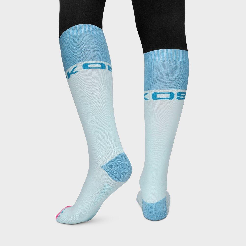 Chaussettes de snowboard Homme et Femme Fuji Light Blue Bleu 4/5