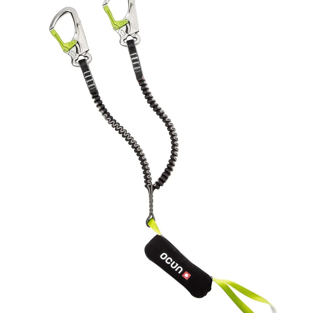 Via Ferrata Lanyard Ocun Captur - Green Black