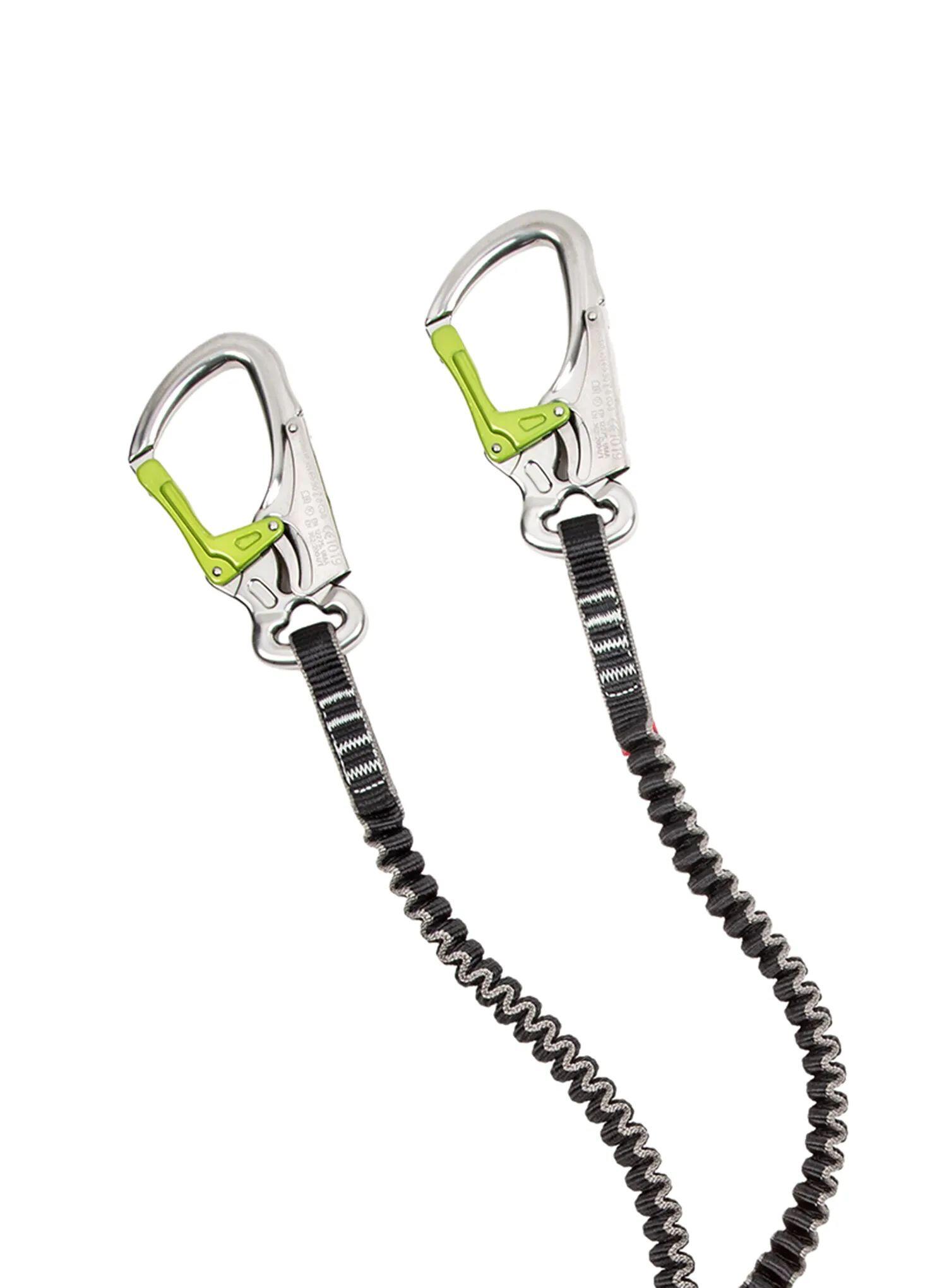 Via Ferrata Lanyard Ocun Captur - Groen Zwart 2/2