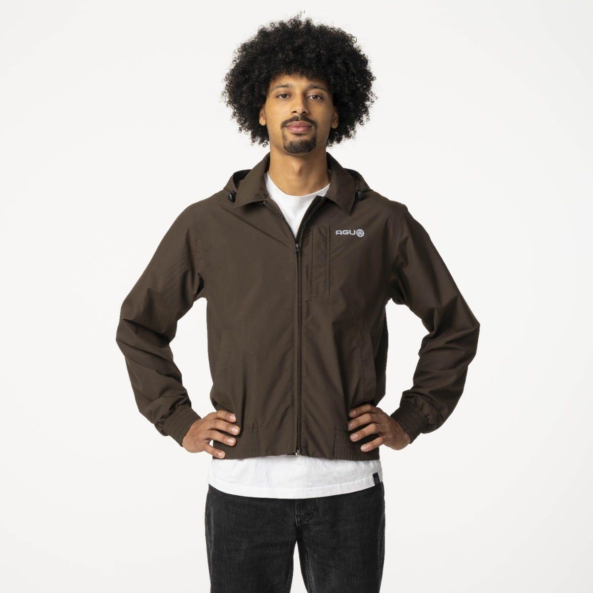 Twill Bomber Rain Jacket Veste  Homme Ground Coffee 3/7