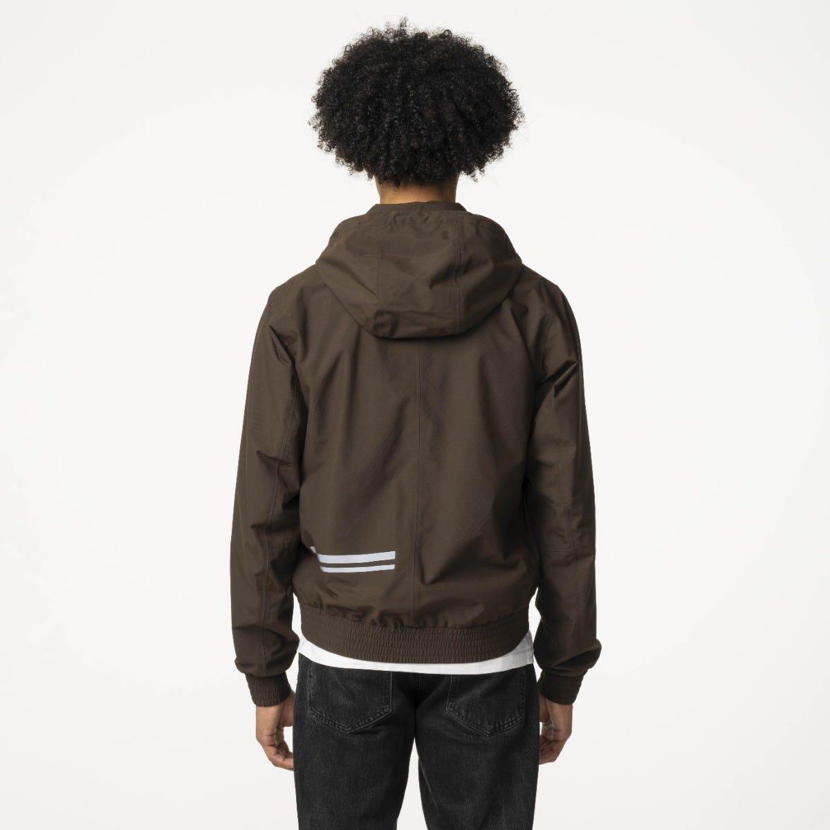 Twill Bomber Rain Jacket Veste  Homme Ground Coffee 2/7
