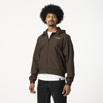 Twill bomber rain jacket jack heren ground coffee