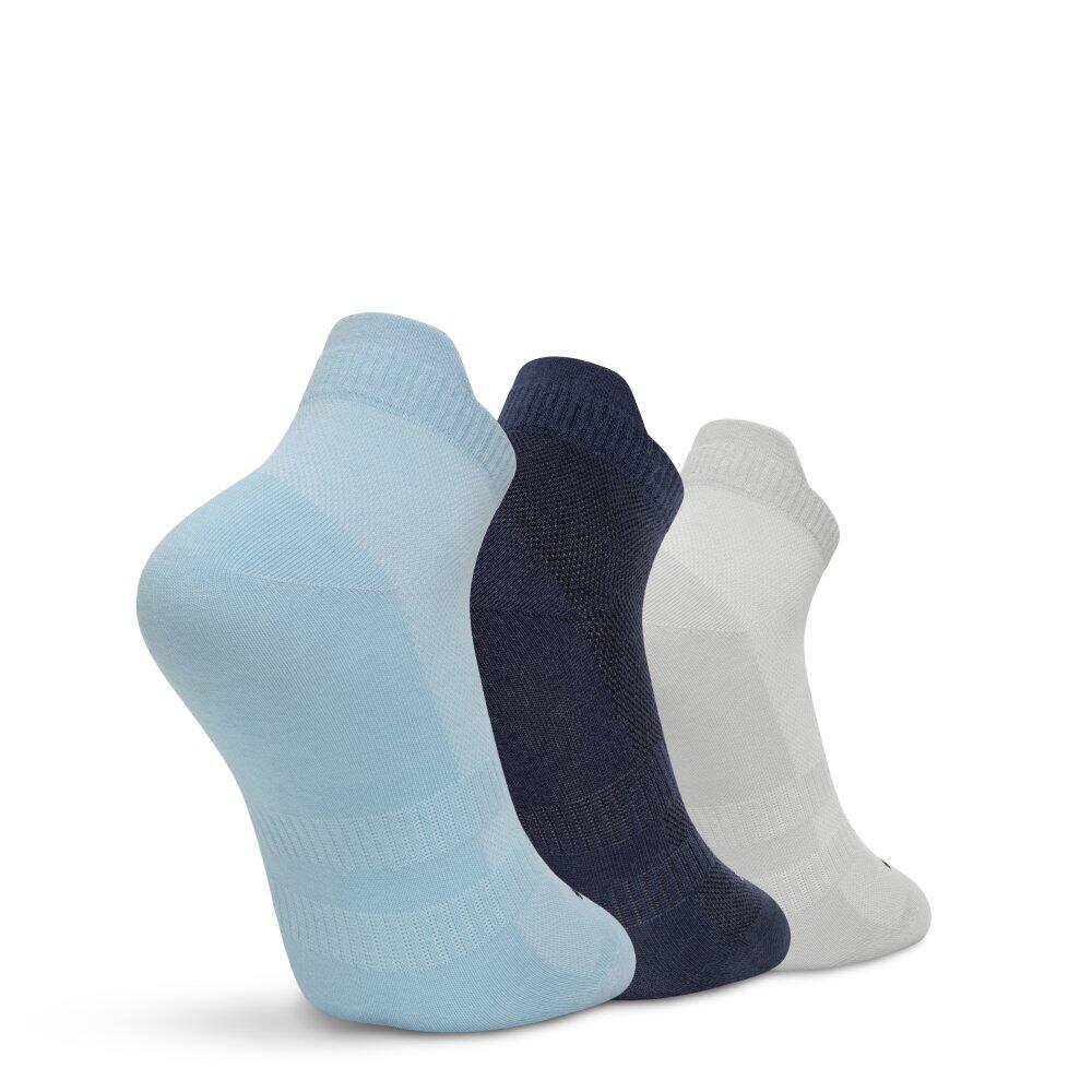 Pack 3 calcetines tobilleros golf algodón orgánico Hombre y Mujer Torrey Blues 2/6