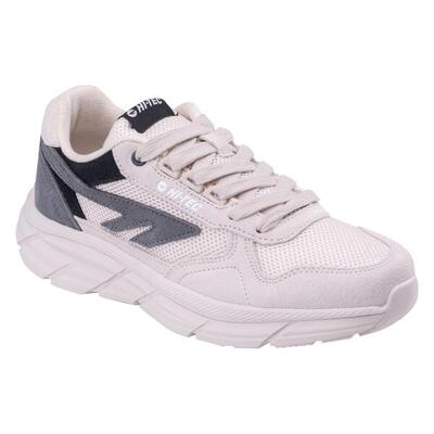 Dames nilson lage sportschoenen (beige/donkergrijs/zwart)