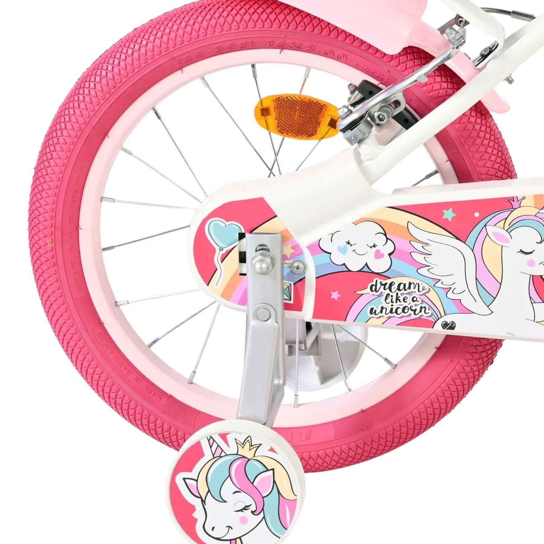Bicicleta Criança 16 Polegadas Volare Unicorn 5-7 Anos 2/5