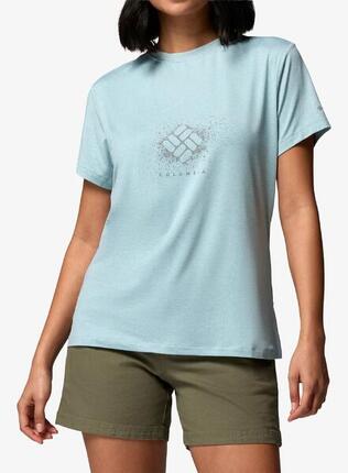 Koszulka szybkoschnąca damska Columbia Parsons Point S/S Graphic Tee