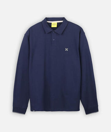 Polo jersey manches longues uni TIMELESS