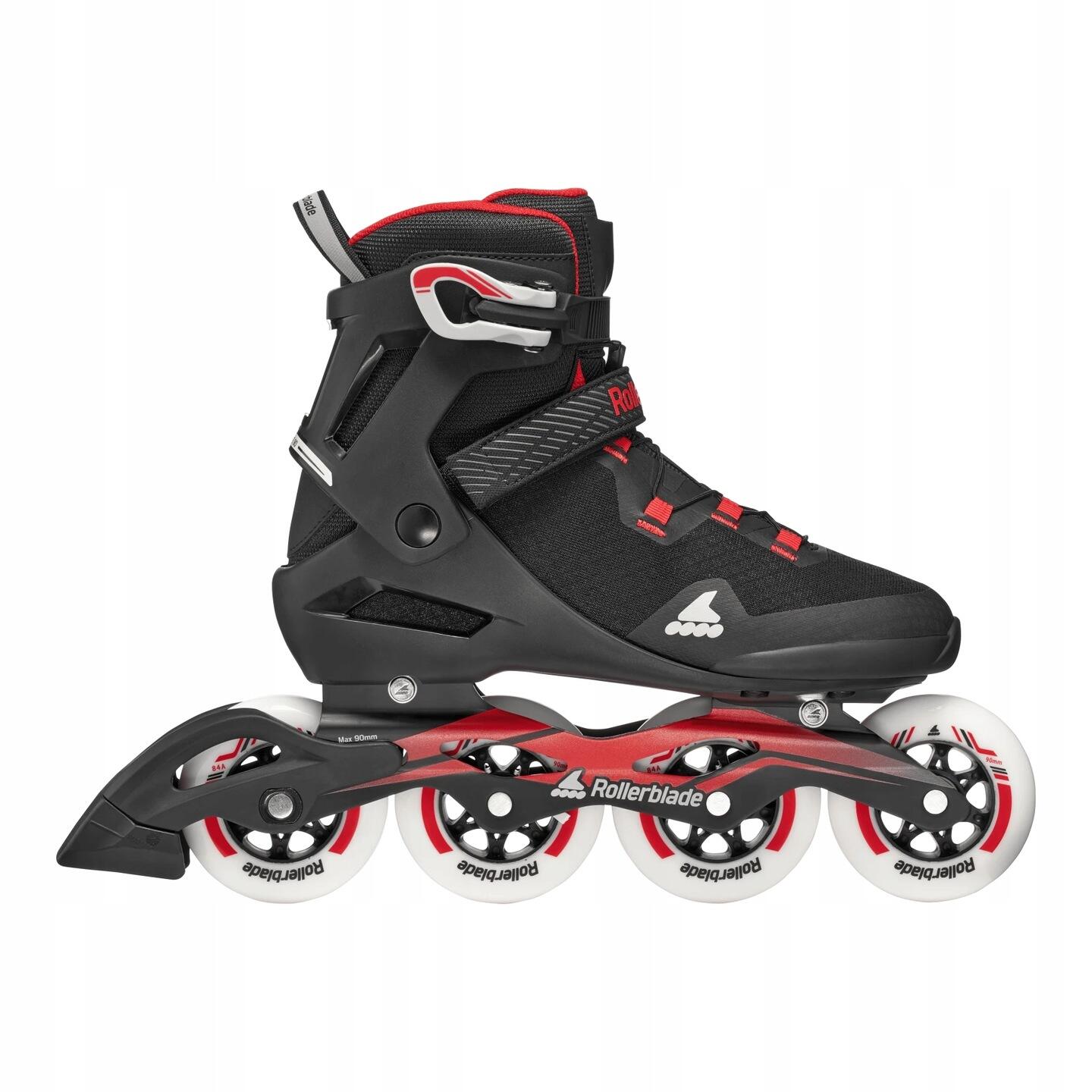 ROLLERBLADE Roller Fitness Macroblade 90 Noir Rouge 4/7