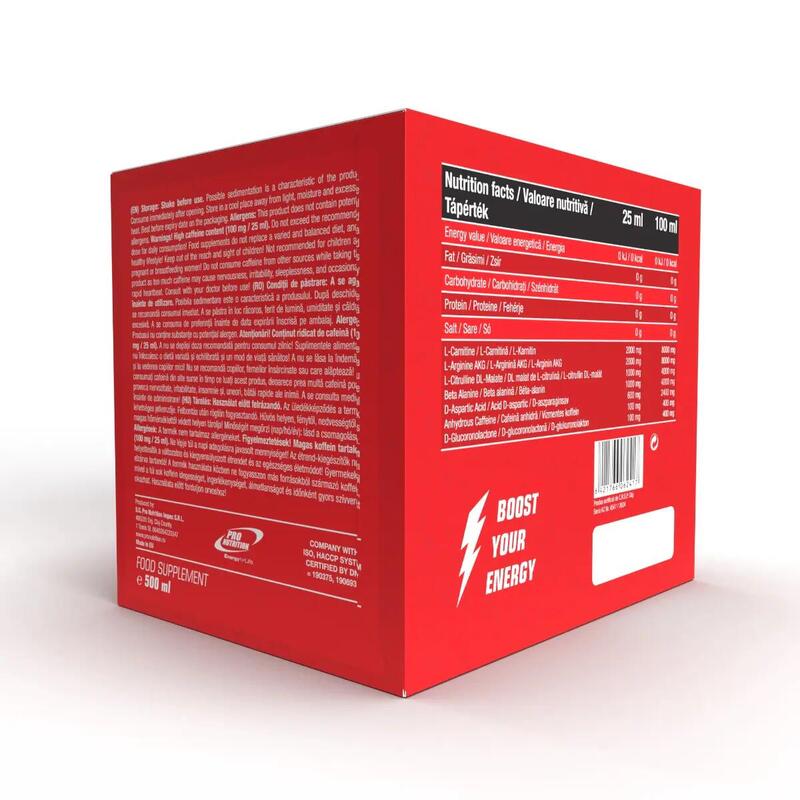 Doze energizante pre-workout, Dynamite Shot - Sour Cherry, 20 monodoze x 25ml