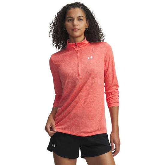 Under Armour Damen Langarm Shirt Tech 1/2 Zip- Twist 1384225