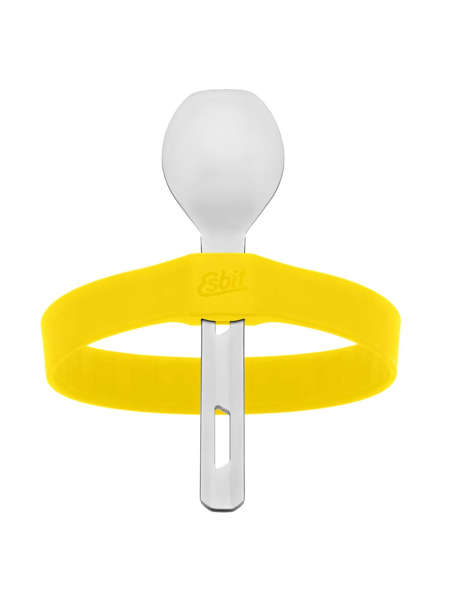 Sztućce turystyczne Esbit Cutlery Set Incl. Silicone Band S - sunshine yellow 4/7