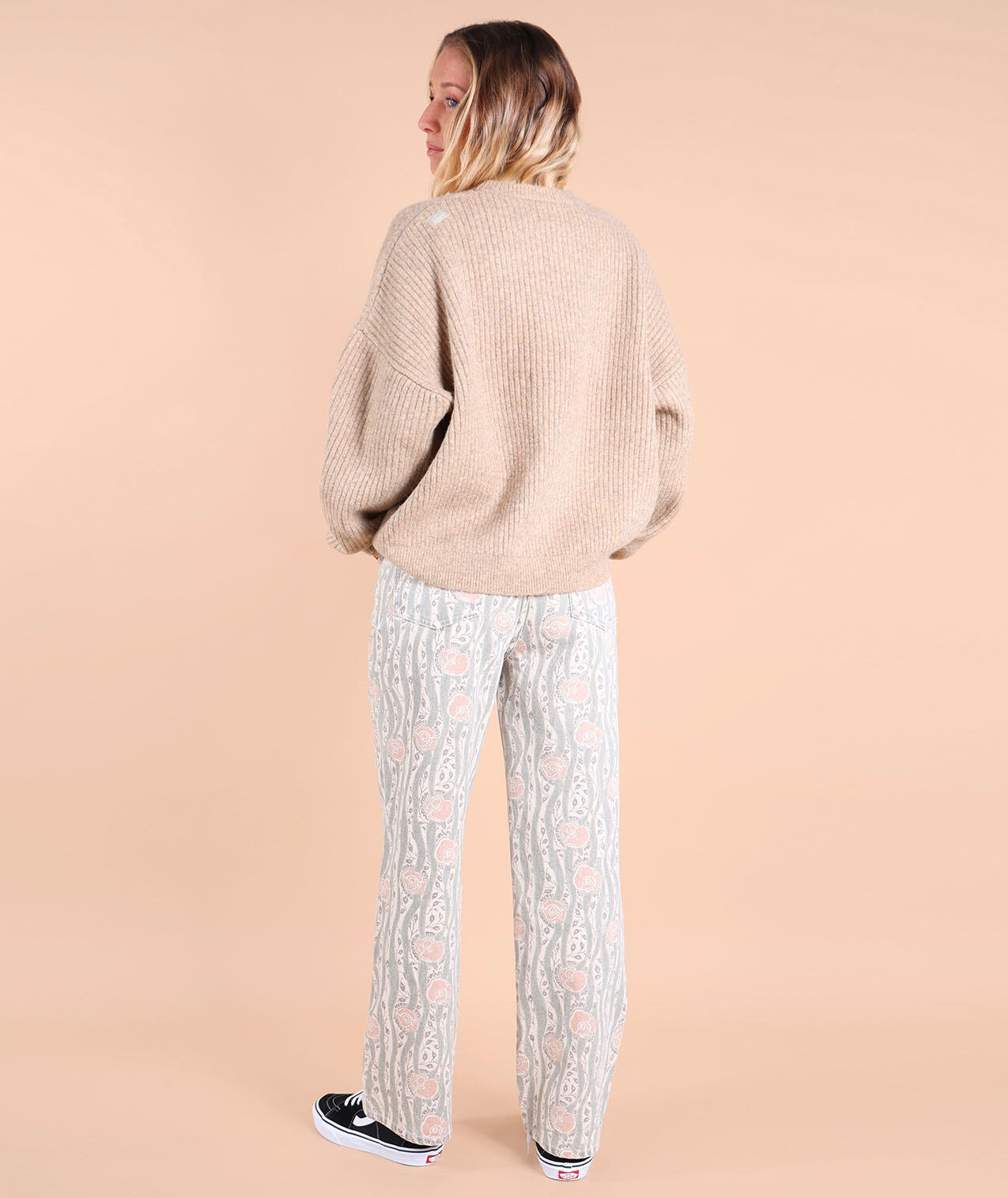 Pantaloni flare stampati GENTIANA 4/5