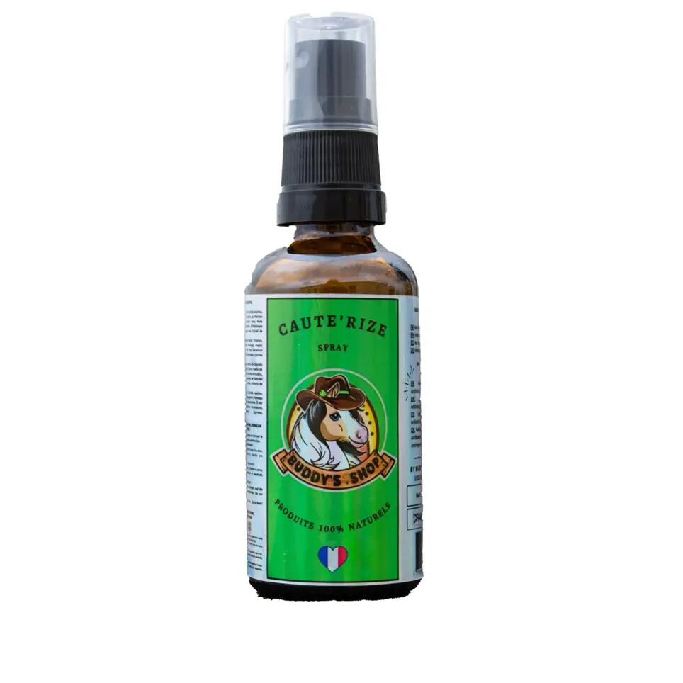 Caute rize : The sanitizing spray that controls budding for optimal healing.