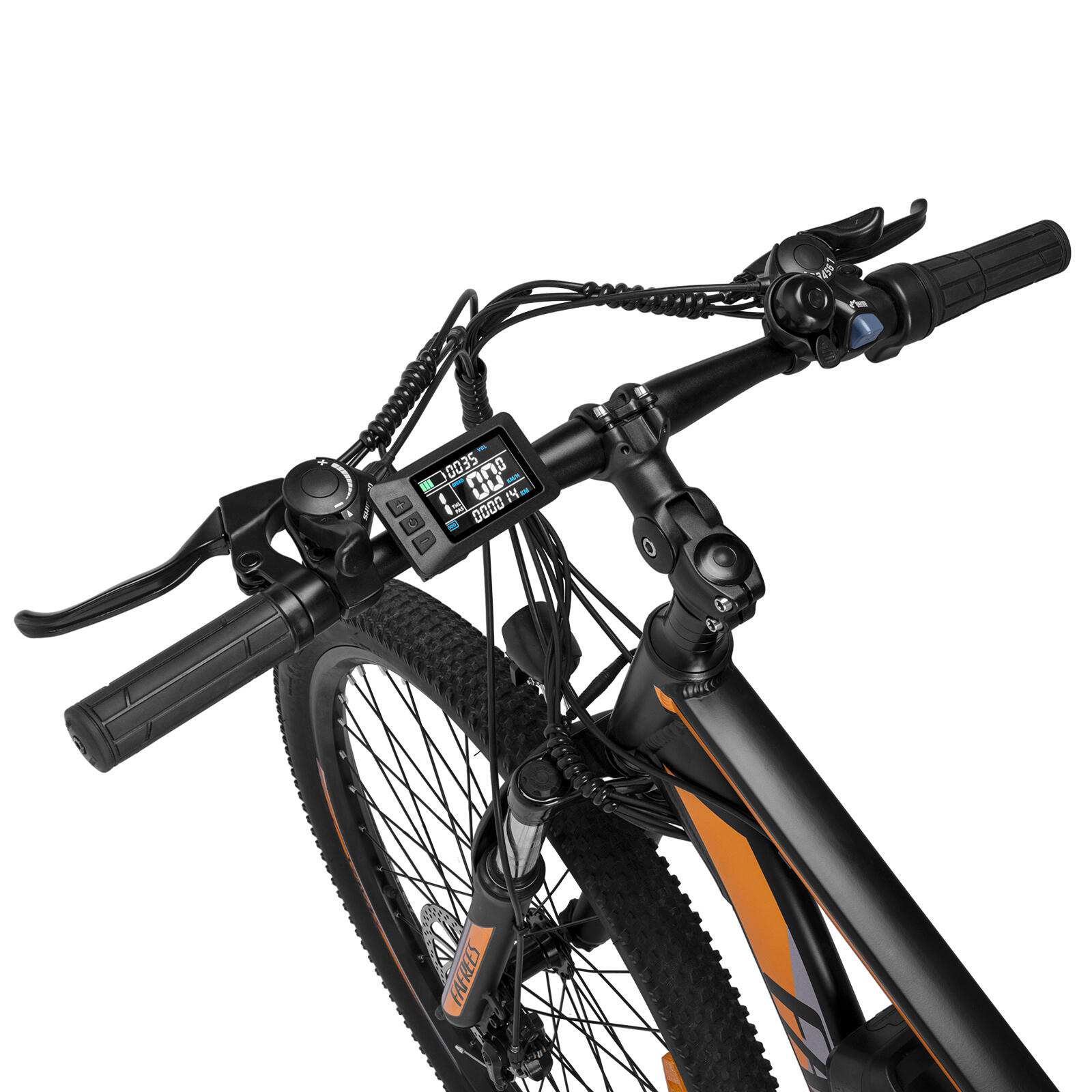 E-Mountainbike FAFREES F28 MT 250W motor Shimano 21-versnellingssysteem 6/7