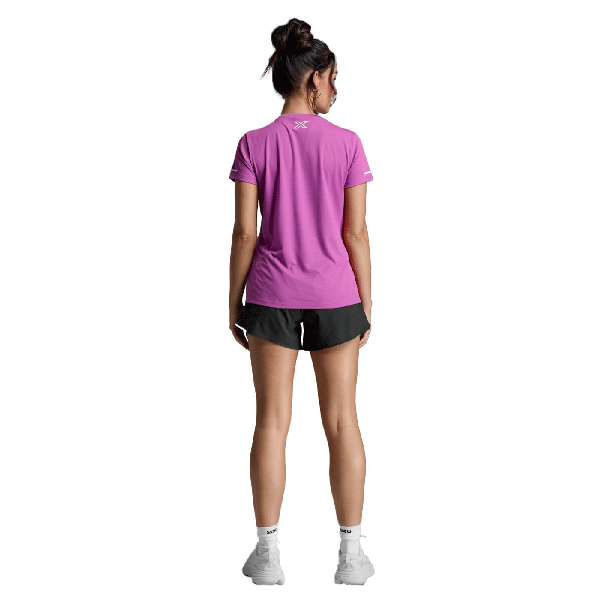 Camiseta Mujer Aero Tee 2XU Rosa 2/5