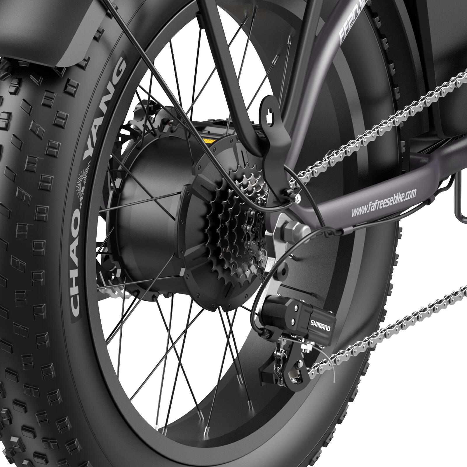 FAFREES FF20 Polar Elektrofahrrad – 48V 13,4Ah Akku (* 2), 20-Zoll-Reifen 5/7