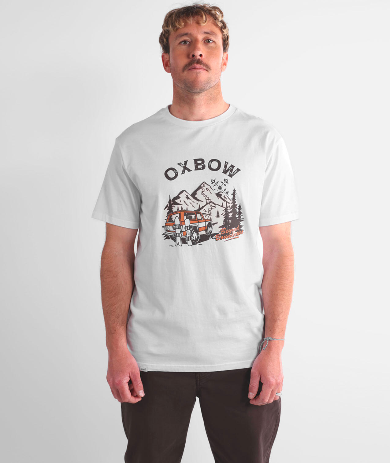 Biologisch katoenen T-shirt met korte mouwen ONTRIP 2/5