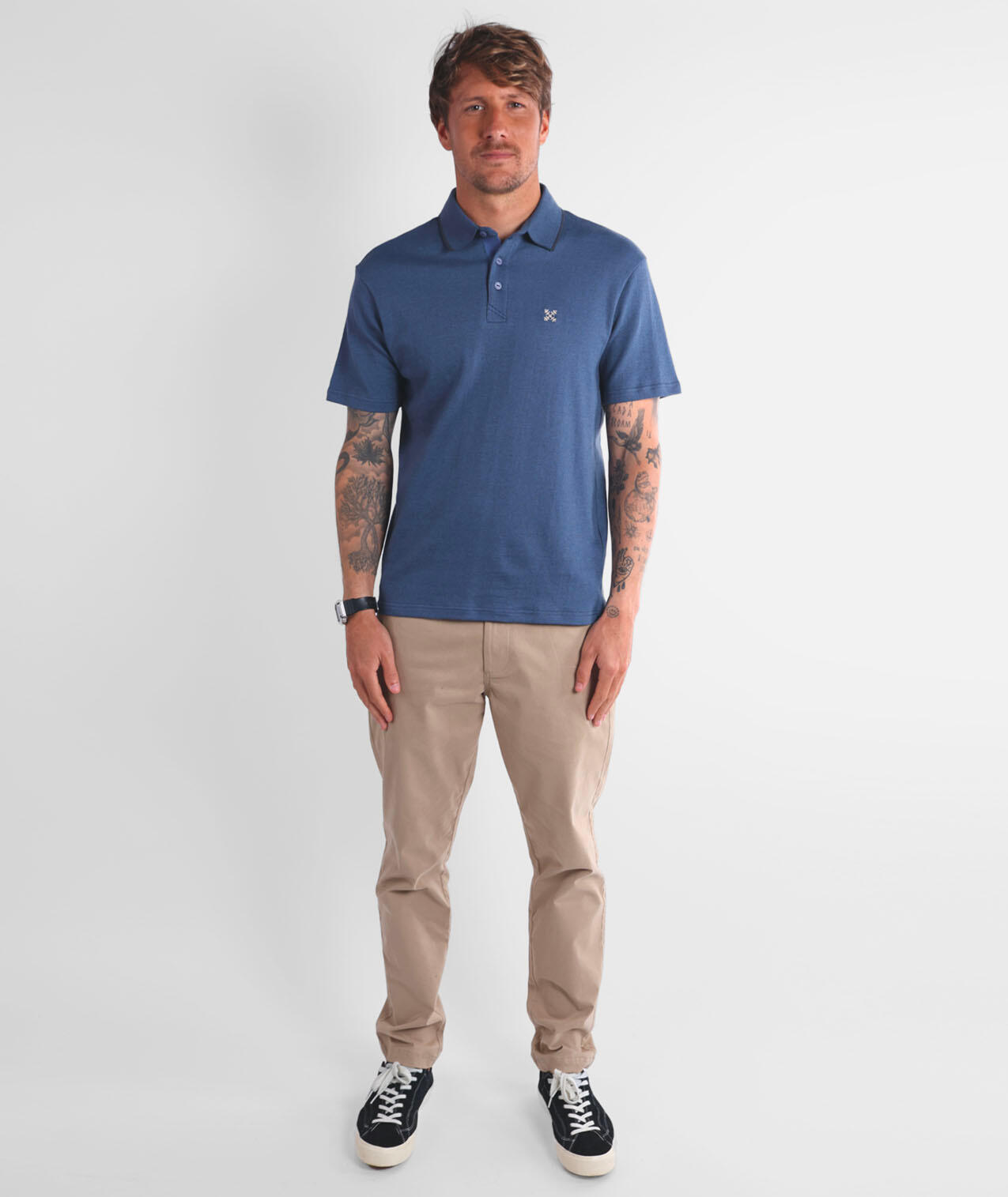 Jacquard polo met korte mouwen NEWQUAY 4/4