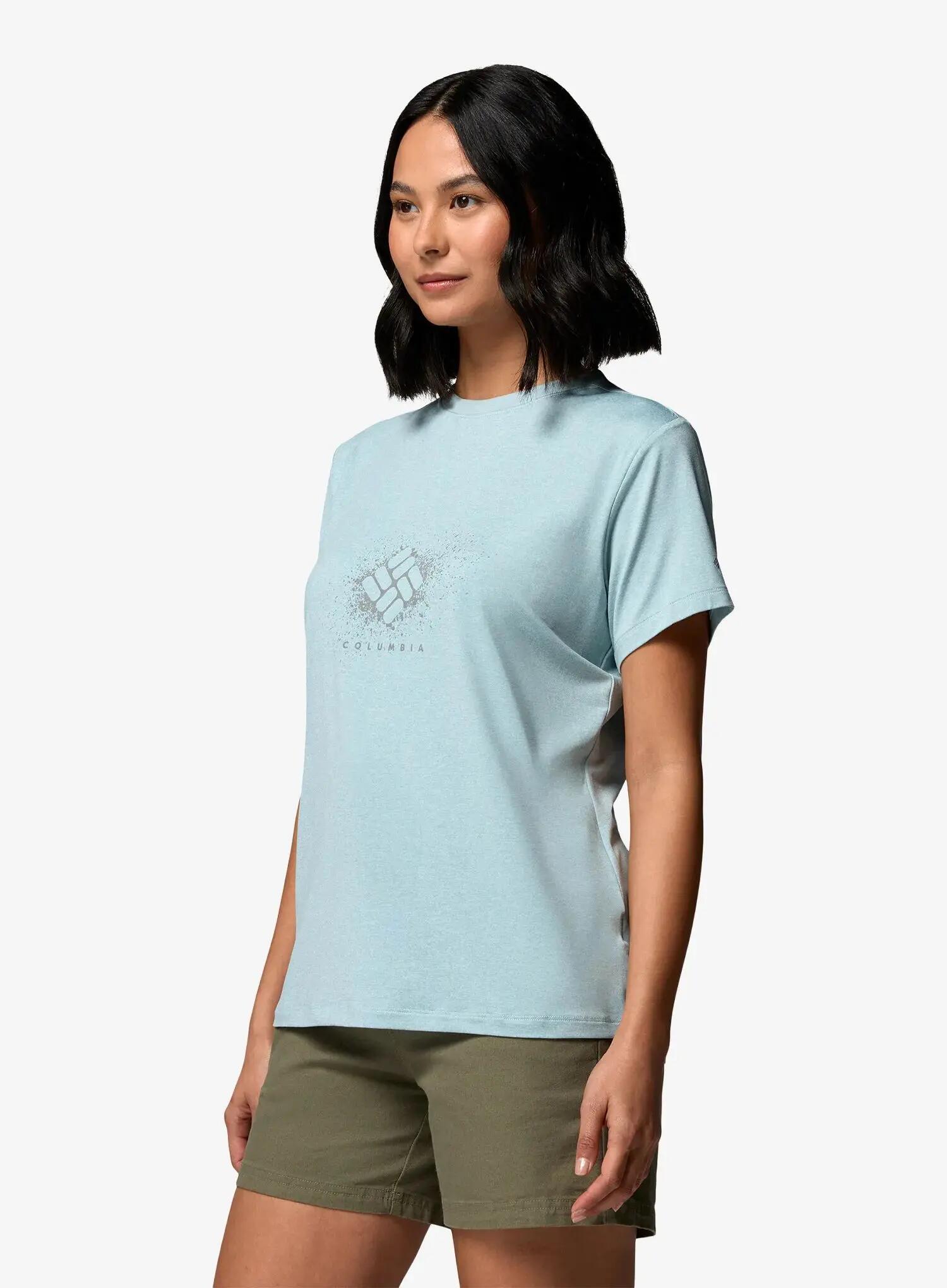 Koszulka szybkoschnąca damska Columbia Parsons Point S/S Graphic Tee 4/5