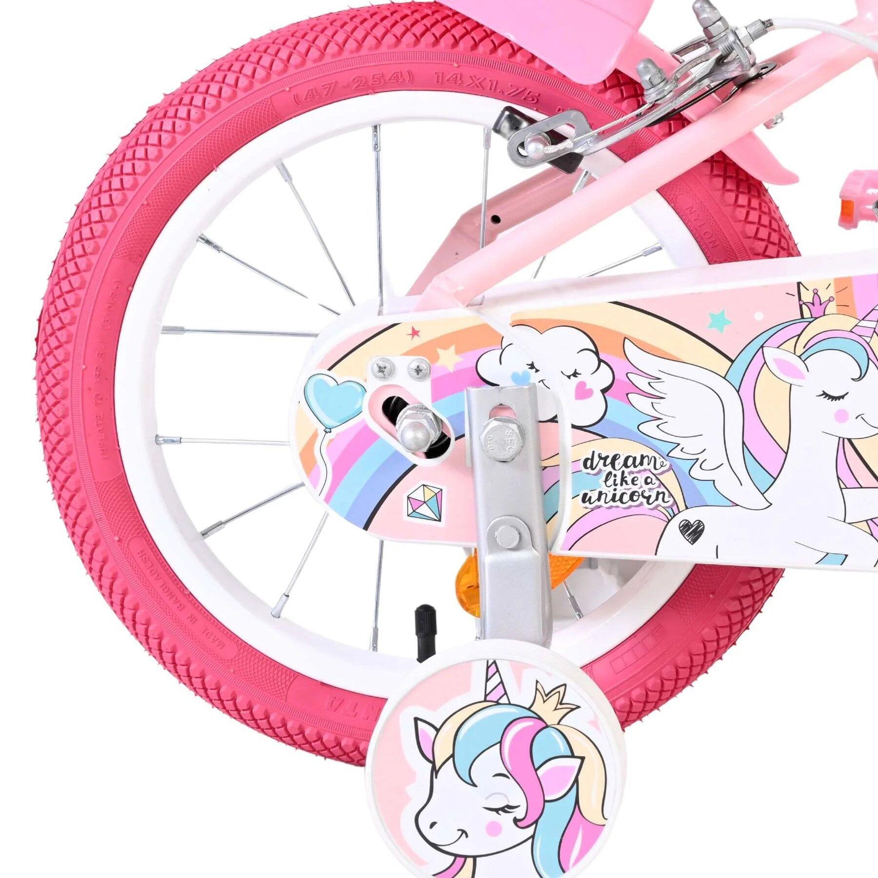 Kinderfahrrad 14 Zoll Unicorn 4-6 Jahre 2/5