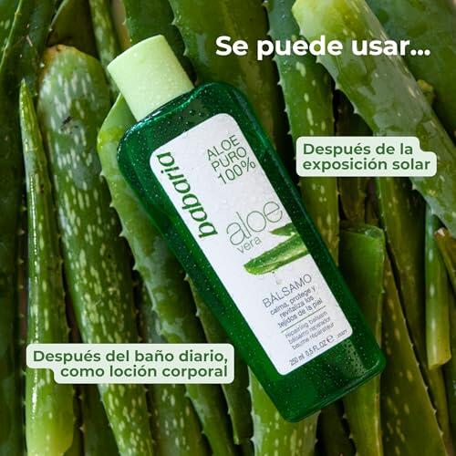 Bálsamo reparador After Sun Aloe Vera 250 ml Babaria 3/7