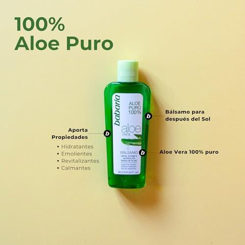 Bálsamo reparador After Sun Aloe Vera 250 ml Babaria 5/7