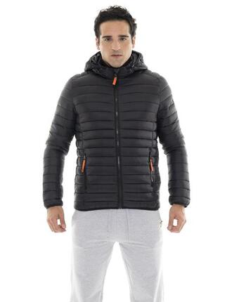 Doudoune d'hiver homme "Basic" avec zip et capuche
