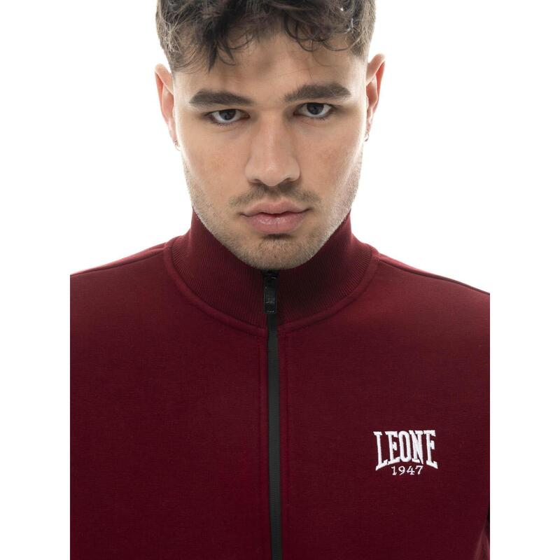 Trening bărbați Leone 1947 Apparel Soft Basic fermoar guler înalt logo