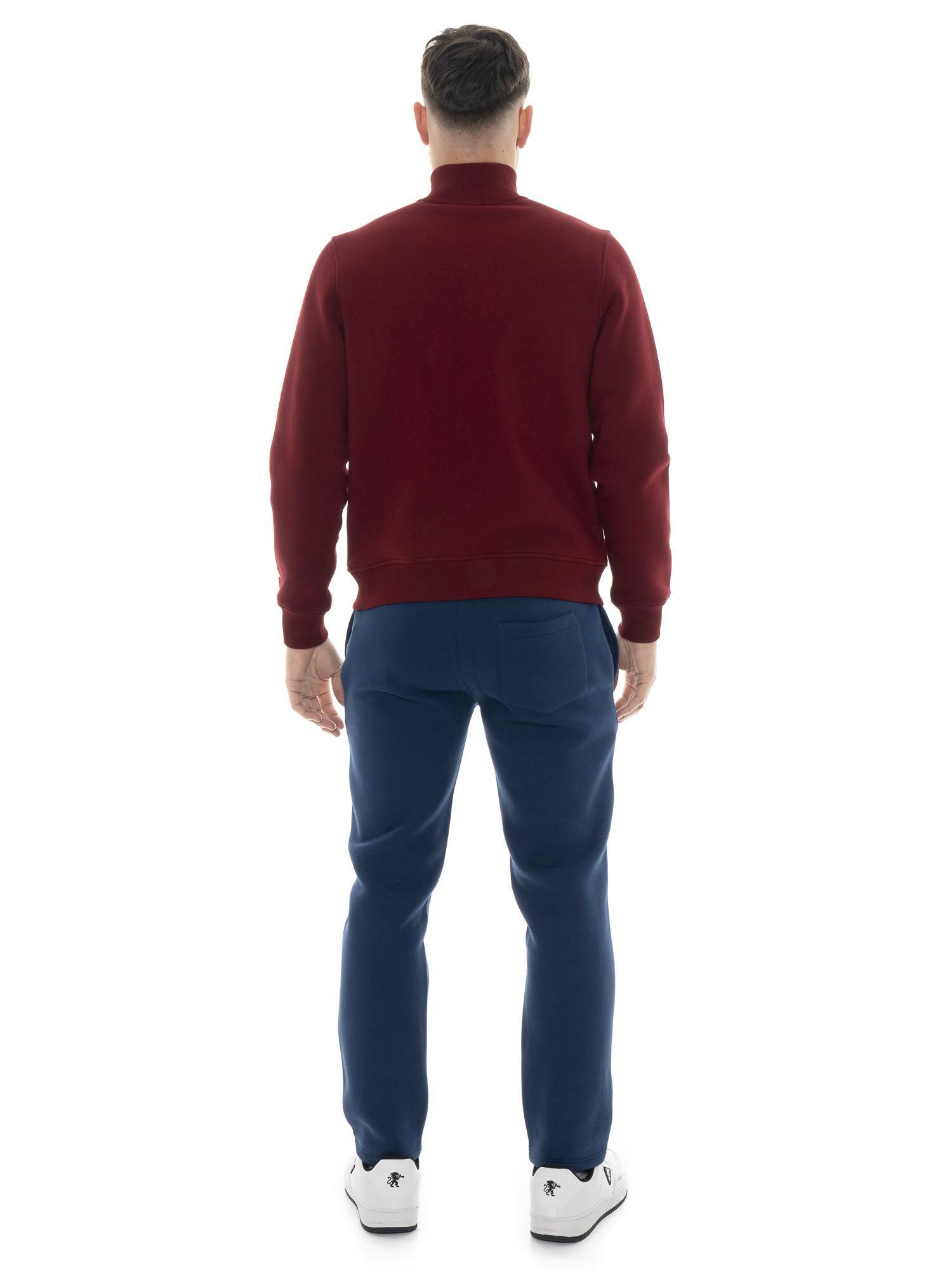Agasalho de inverno masculino com gola alta e zíper, Leone 1947 Soft Basic 4/5