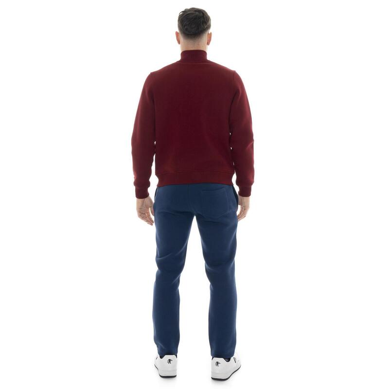 Trening bărbați Leone 1947 Apparel Soft Basic fermoar guler înalt logo