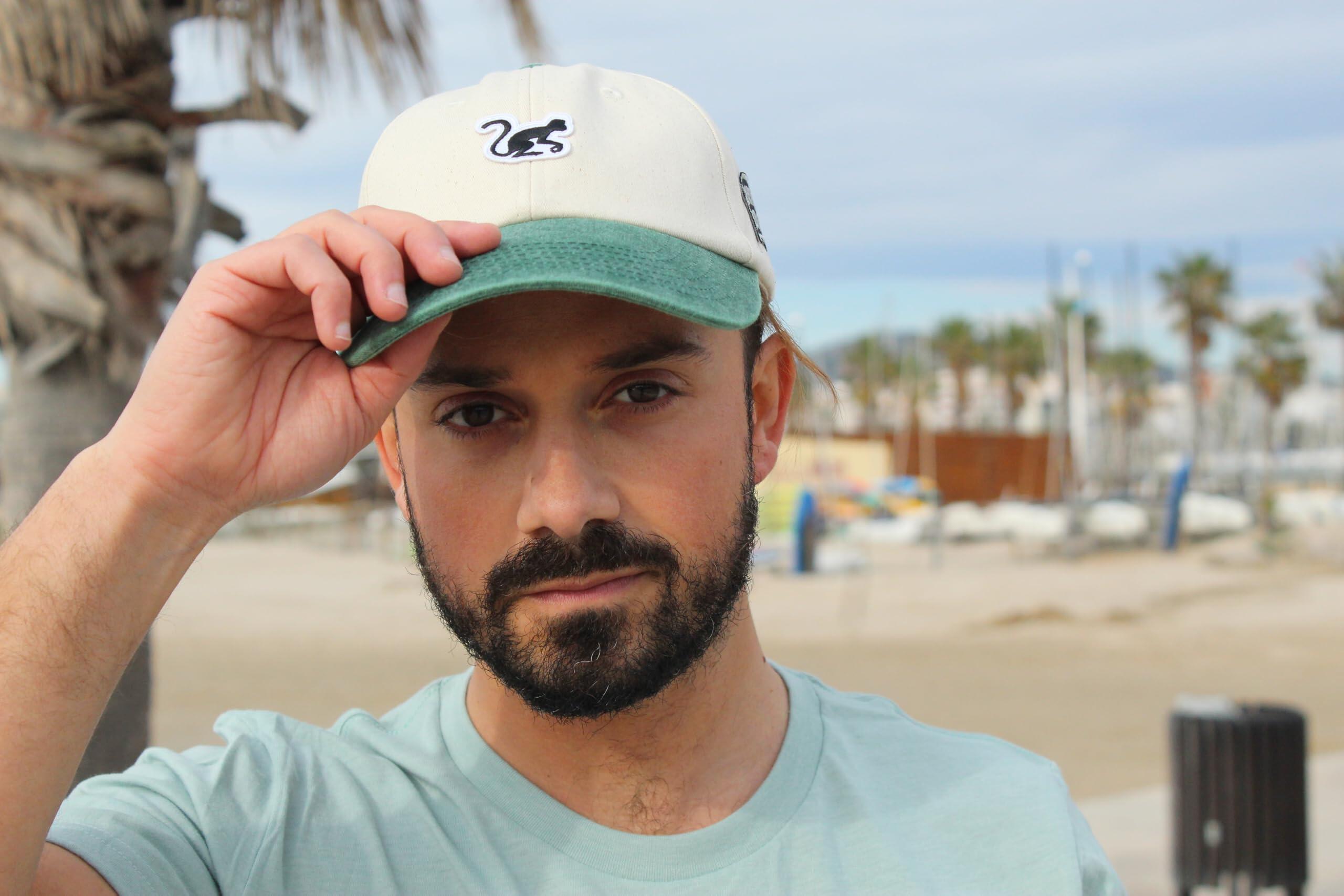 Casquette de papa en sergé pour adulte - Coton biologique (Vert) 7/7