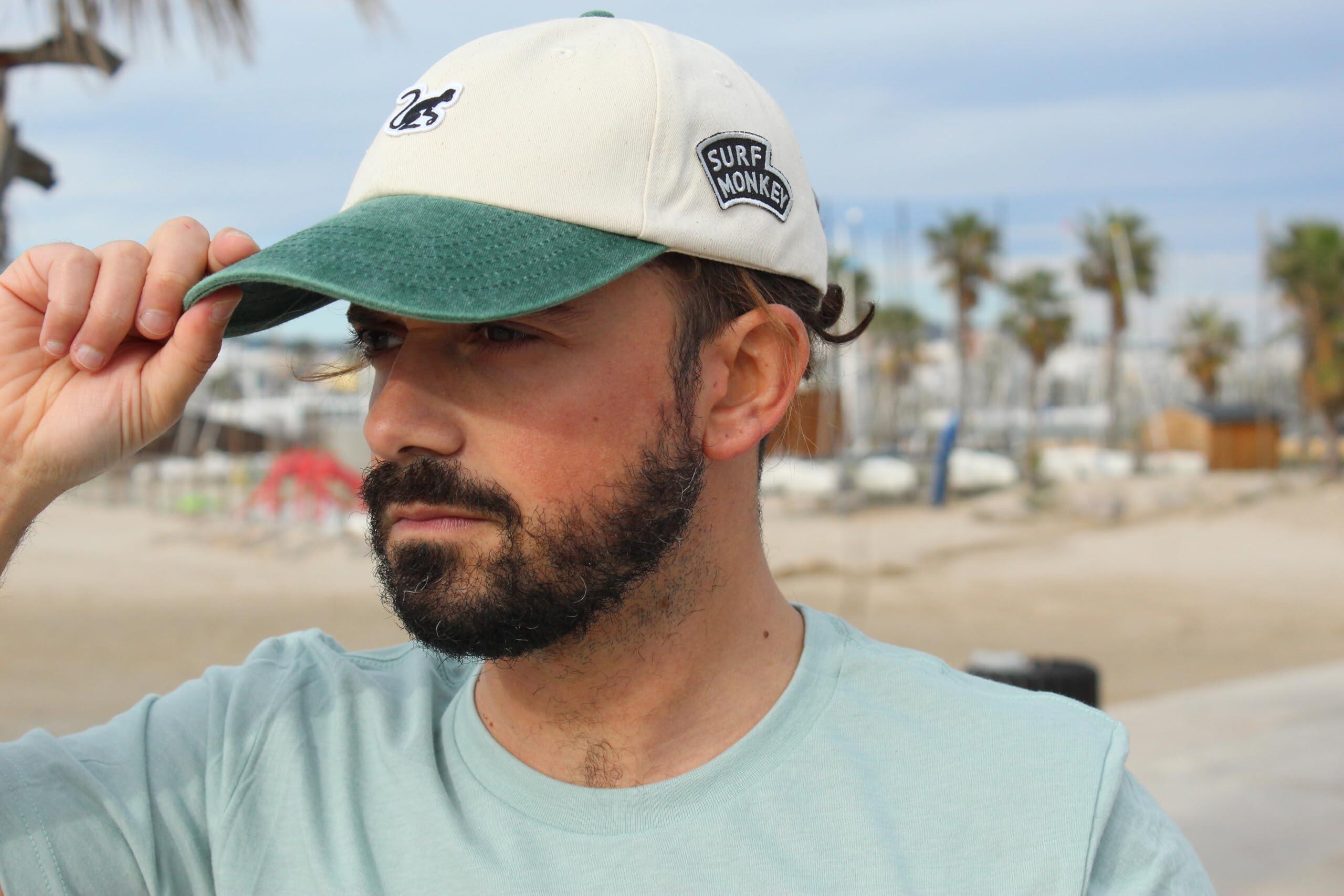 Casquette de papa en sergé pour adulte - Coton biologique (Vert) 6/7