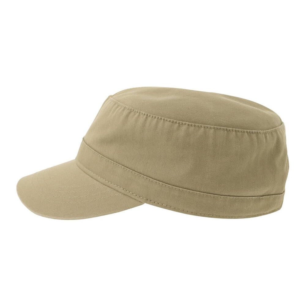 Unisex Adult Curved Unstructured Cap (Khaki) 3/5