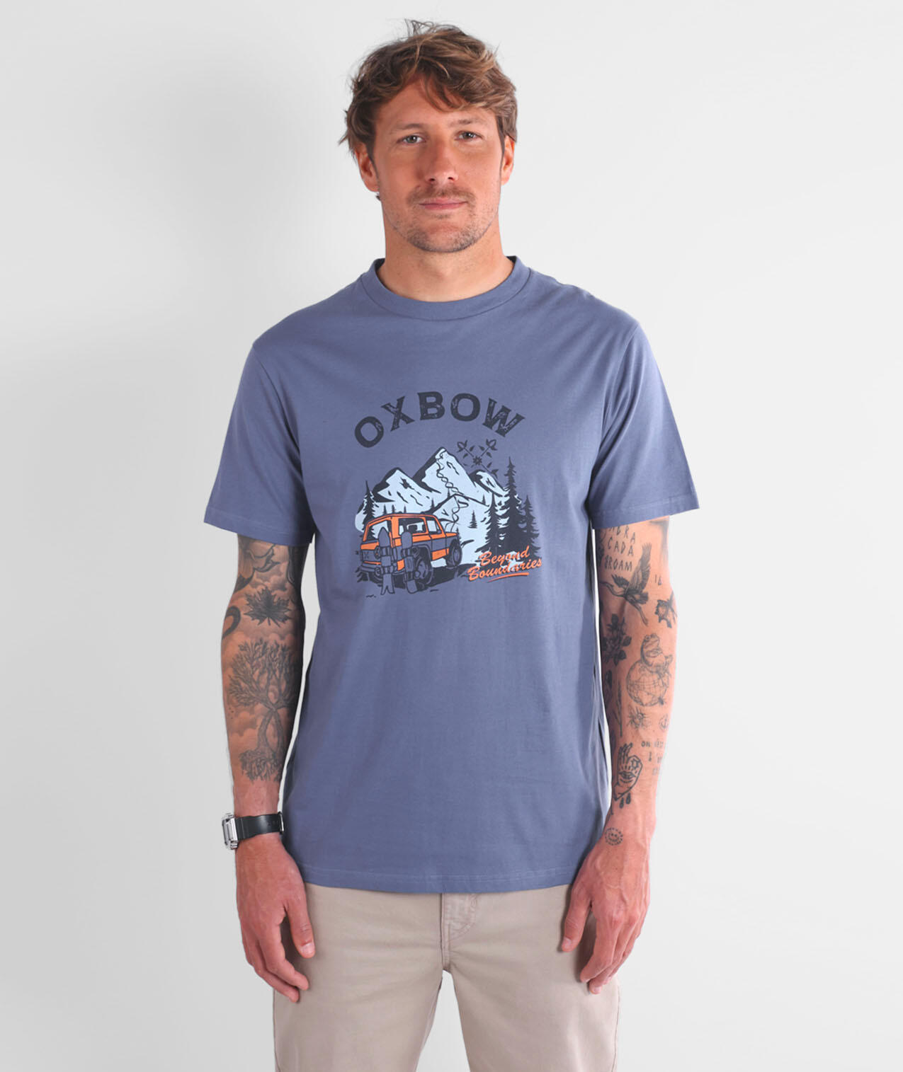 Tee-shirt manches courtes coton bio ONTRIP 2/5