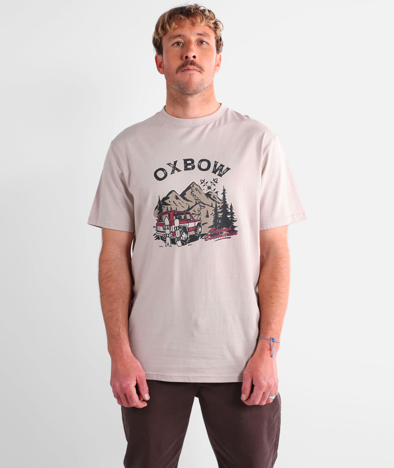 Biologisch katoenen T-shirt met korte mouwen ONTRIP 2/5