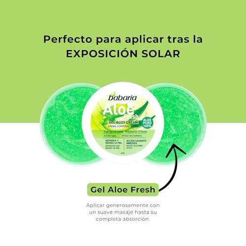 BABARIA Leche Solar Piel Sensible SPF50+ 200 ml After Sun 4/7