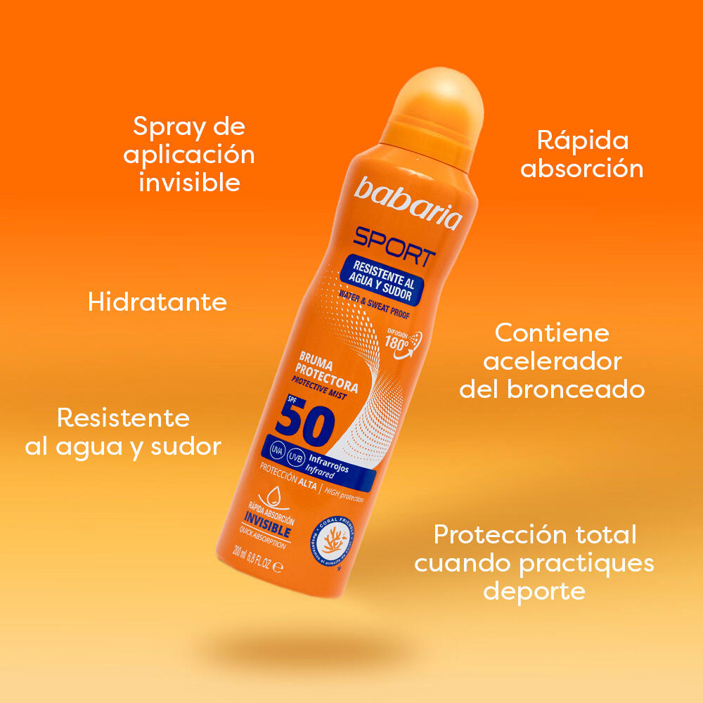 Babaria Bruma Protectora Sport SPF50 200 ml 5/7