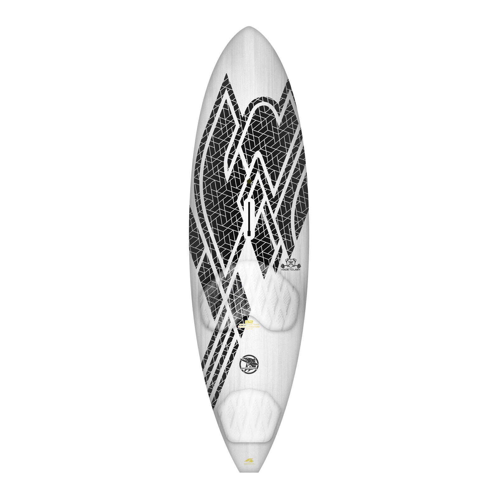 F2  Windsurfboard Wave Comp  82L Weiss 2/2
