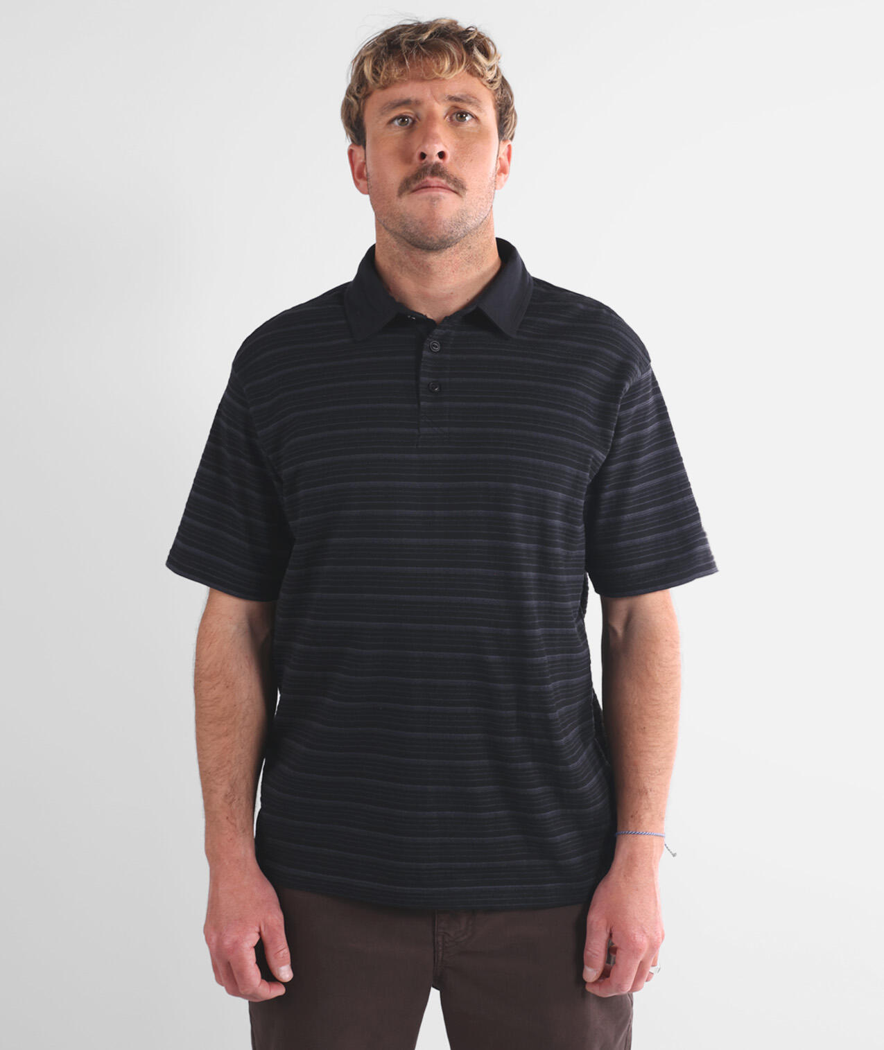 Polo manches courtes rayure CARVE 2/5