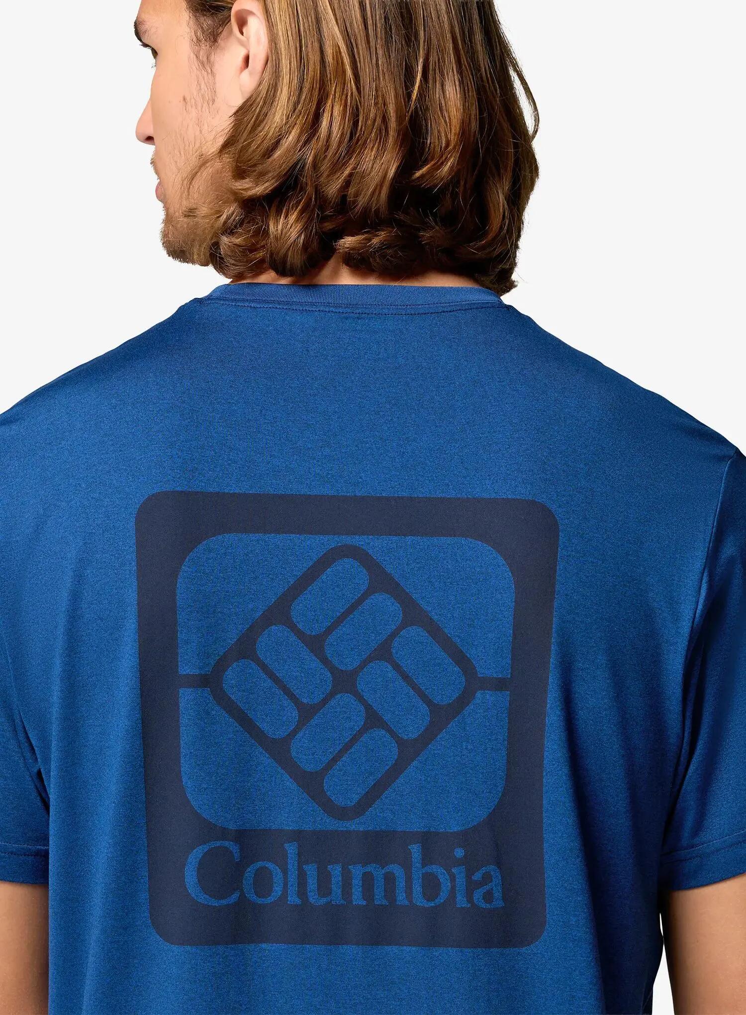 Koszulka szybkoschnąca Columbia Parsons Point S/S Back Graphic Tee 6/6