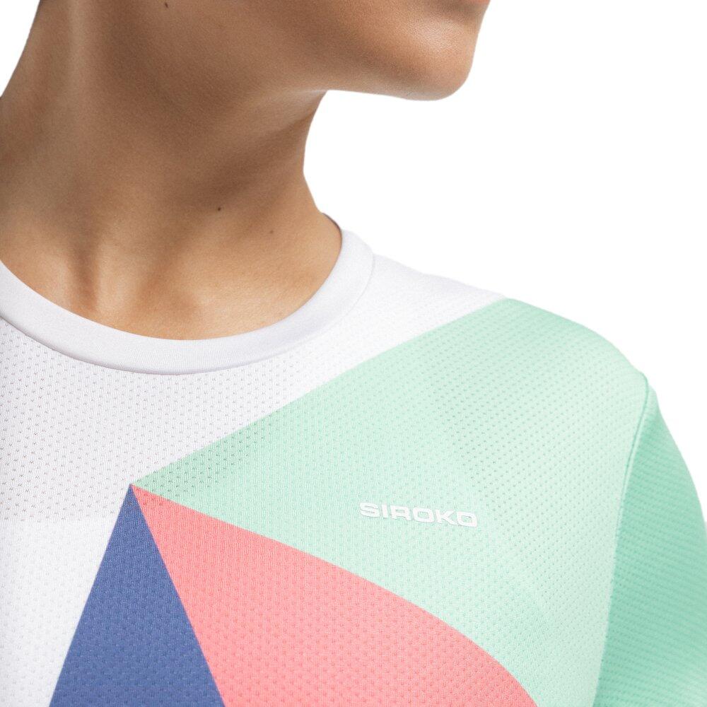 Camiseta técnica manga corta pádel mujer Pesaro Erit Multicolor 5/6