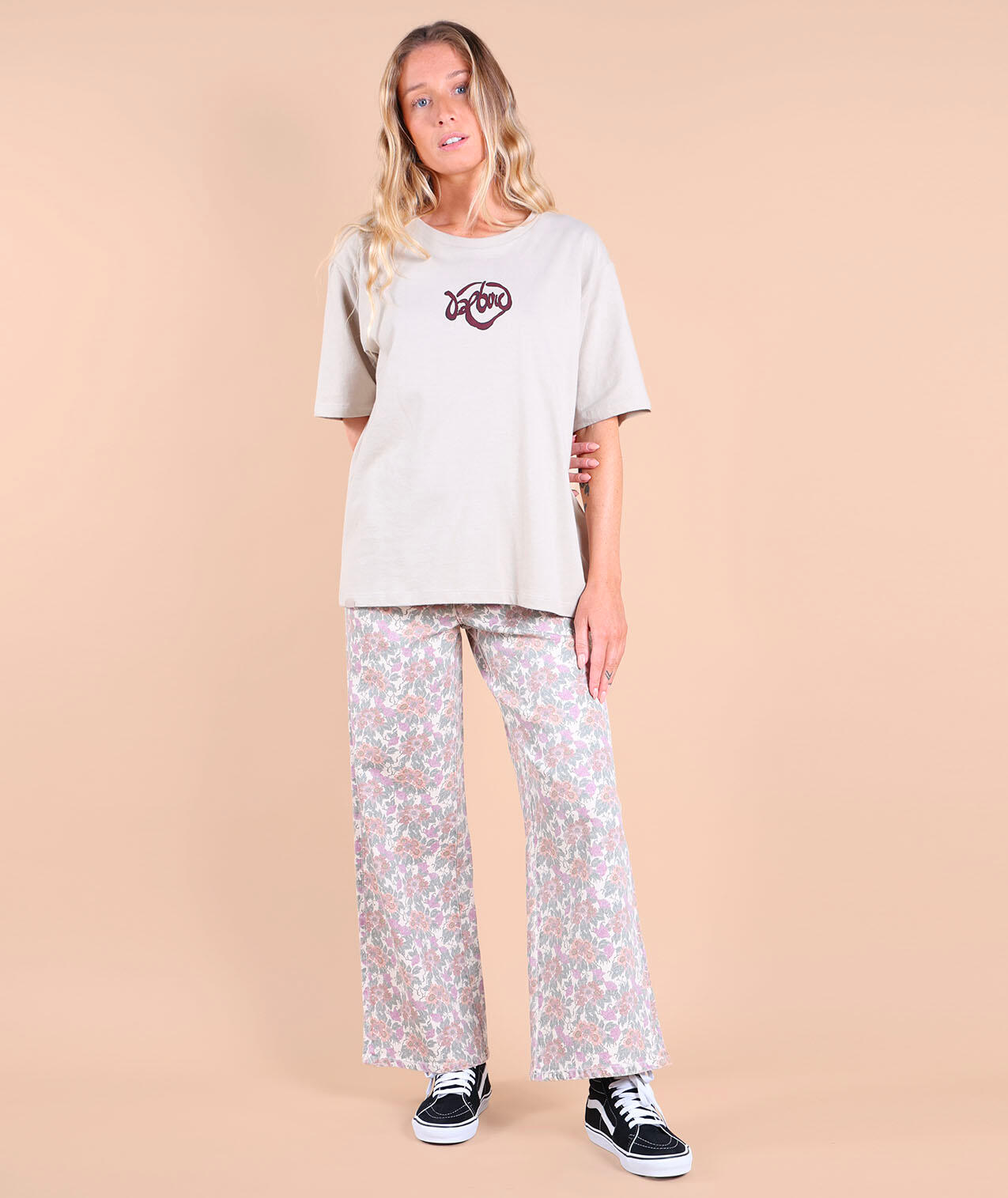 Bedrukt T-shirt op voor- en achterkant OASIS 3/5