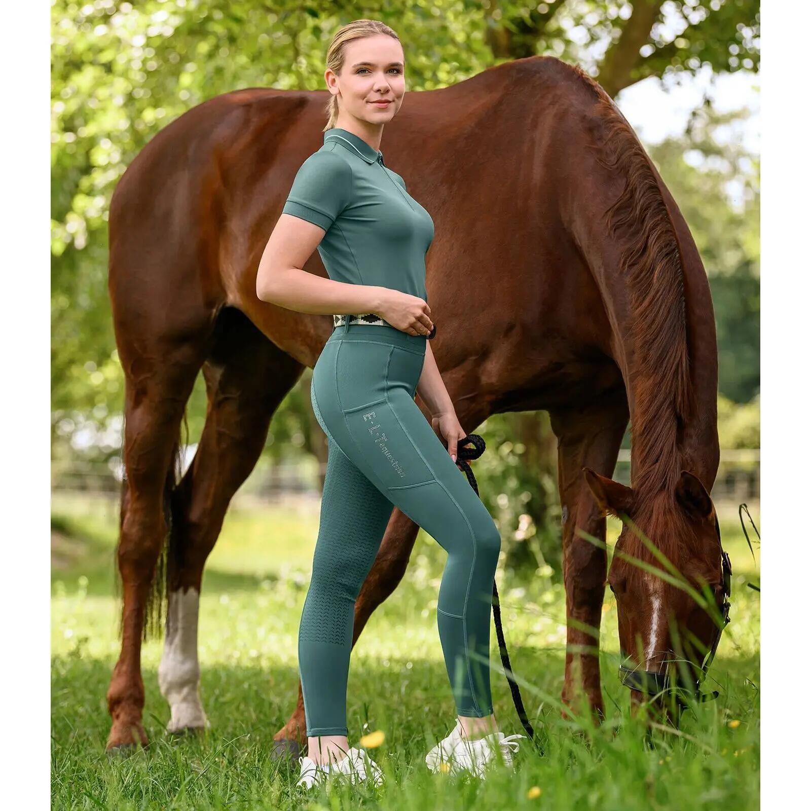 Polo d'équitation femme ELT Prag 2/3