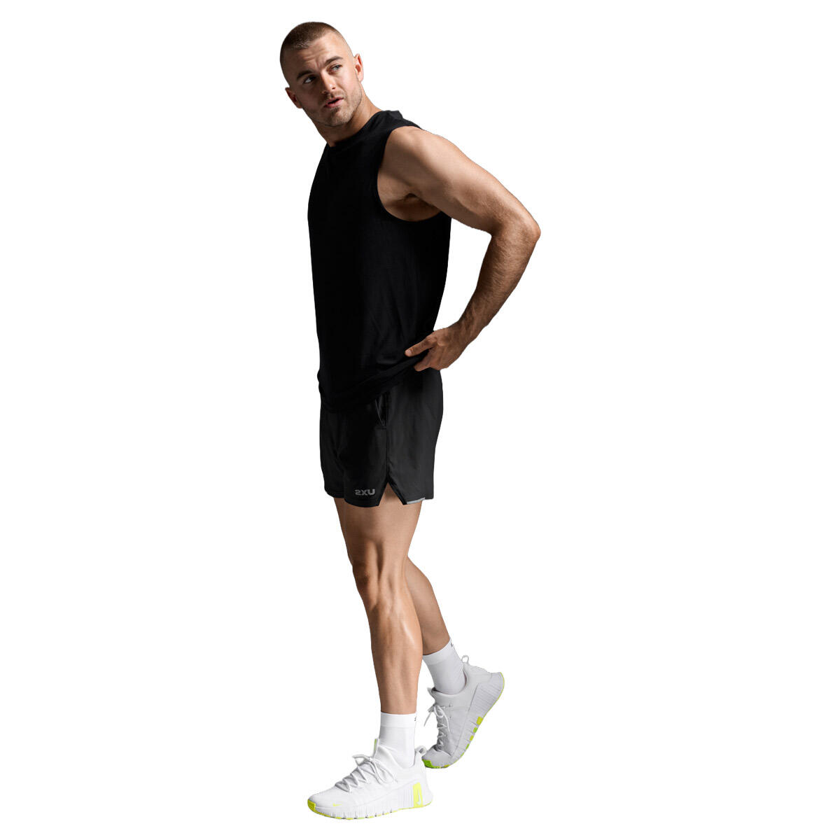 Camiseta De Tirantes Hombre Signature Soft Jersey Tank 2XU Negro 3/7