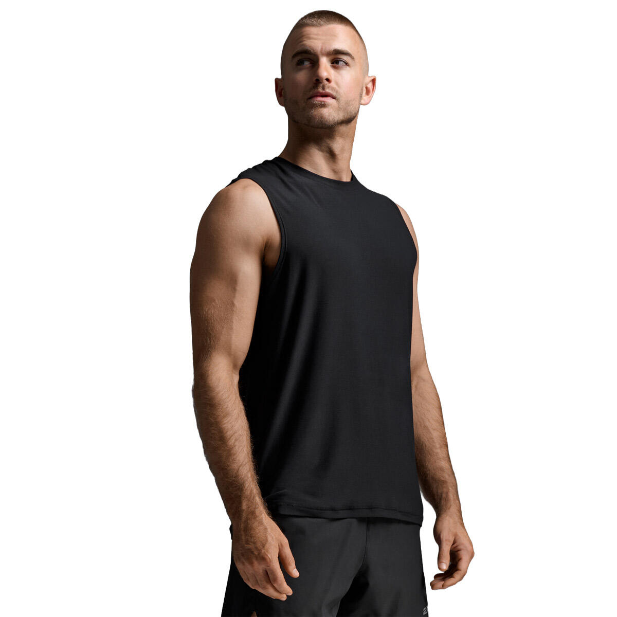 Camiseta De Tirantes Hombre Signature Soft Jersey Tank 2XU Negro 5/7